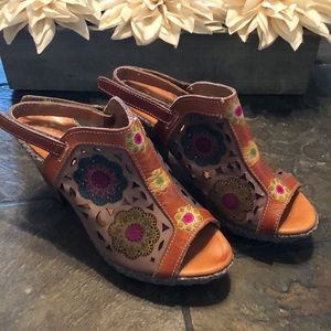 L’Artiste open toe shoes with heel